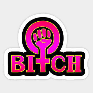 Bitch Hawt Pink Sticker